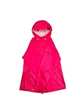 Columbia Pink Hooded Full-Zip Lightweight Jacket